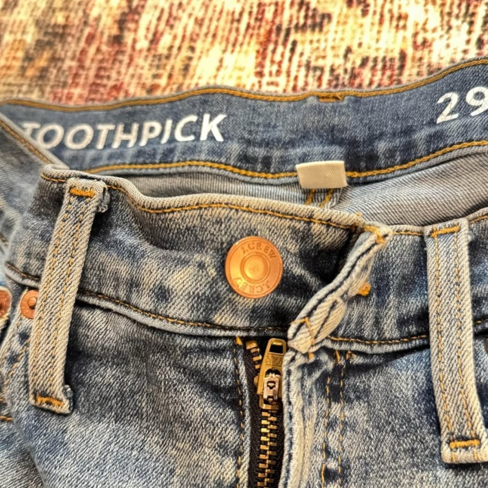 J. Crew Women's Skinny Jeans in Classic Blue - Picture 2 of 3
